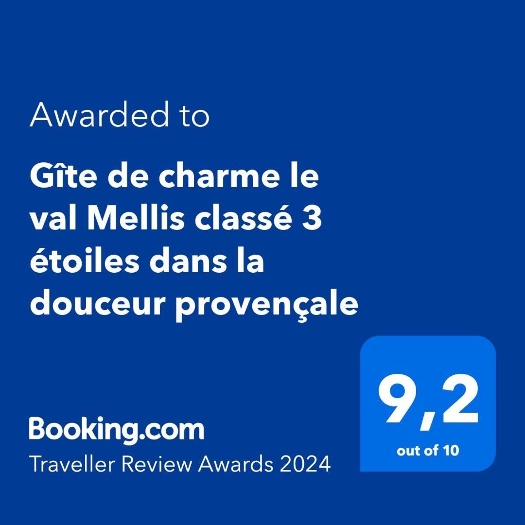 Gite De Charme Le Val Mellis Classe 3 Etoiles Dans La Douceur Provencale Vaumeilh Экстерьер фото